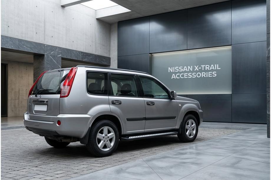 Nissan X-trail T30 2002-2007 Trittbretter New Vision Black (2 Stk., Aluminium) Foto 1