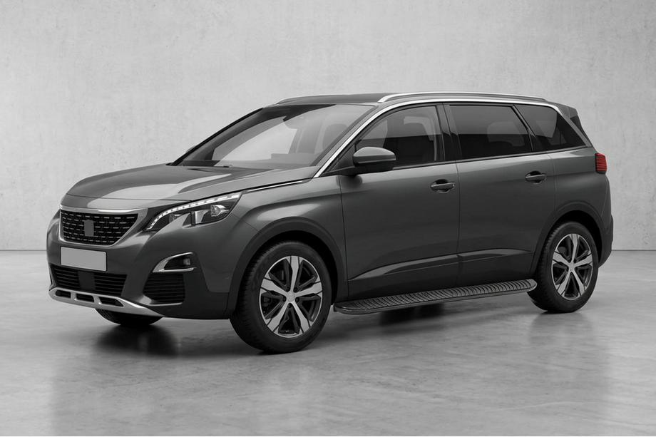 Peugeot 5008 2016-2023 Seitenschweller Tayga Black (2 Stk., Aluminium) Image