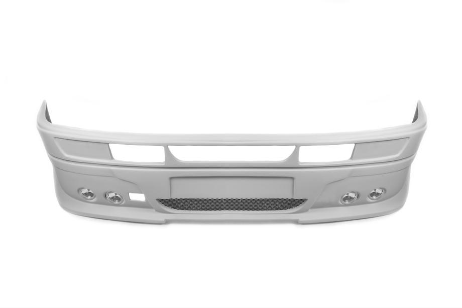 Volkswagen LT 1995-2006 Frontstoßstangenaufsatz mit 4 Scheinwerfern (grundiert zum Lackieren) Foto 3