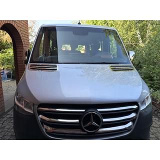 Chrom Kühlergrill Blenden (breites Modell, 6 Stück) Foto 3