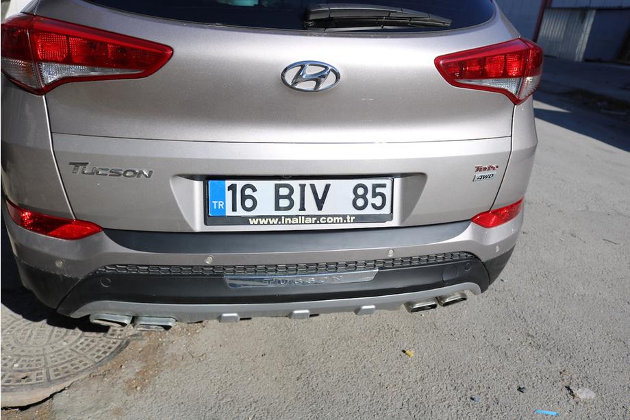 Hyundai Tucson TL 2016-2021 Heckstoßstangenabdeckung EuroCap 2016-2018 (ABS) Foto 13