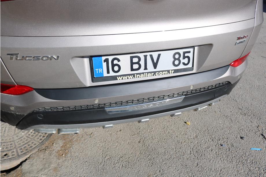 Hyundai Tucson TL 2016-2021 Heckstoßstangenabdeckung EuroCap 2016-2018 (ABS) Foto 15