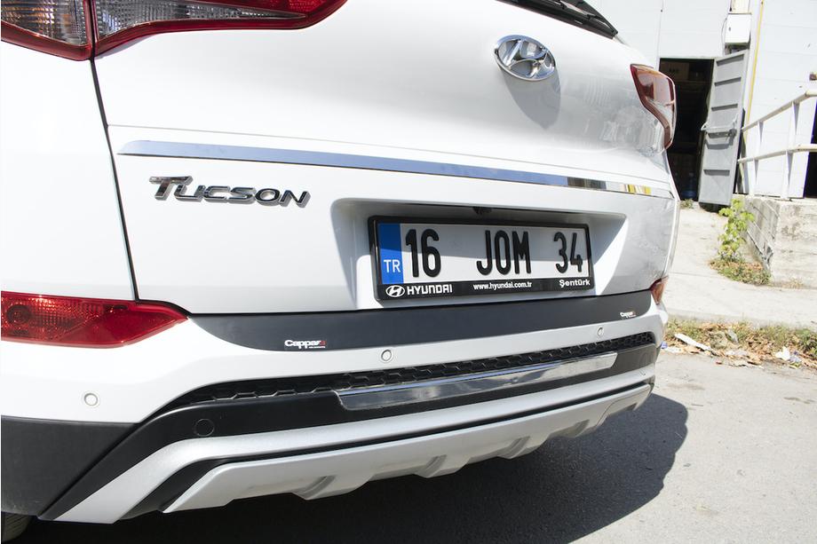 Hyundai Tucson TL 2016-2021 Heckstoßstangenabdeckung EuroCap 2016-2018 (ABS) Foto 7