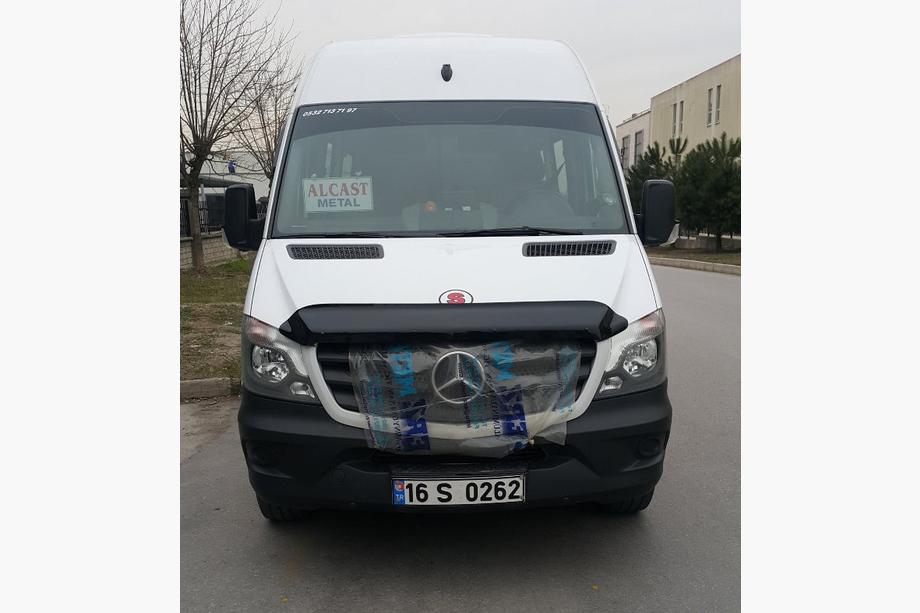 Mercedes Sprinter W906 2006–2018 Motorhaubenschutz 2013+ (V2, EuroCap) Foto 4
