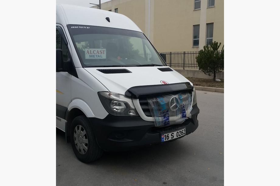 Mercedes Sprinter W906 2006–2018 Motorhaubenschutz 2013+ (V2, EuroCap) Foto 6