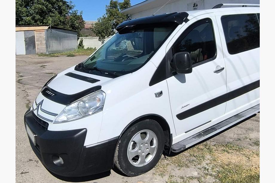 Citroen Jumpy 2007–2017 Sonnenblende Frontscheibe (schwarz glanz, 5mm) Foto 2