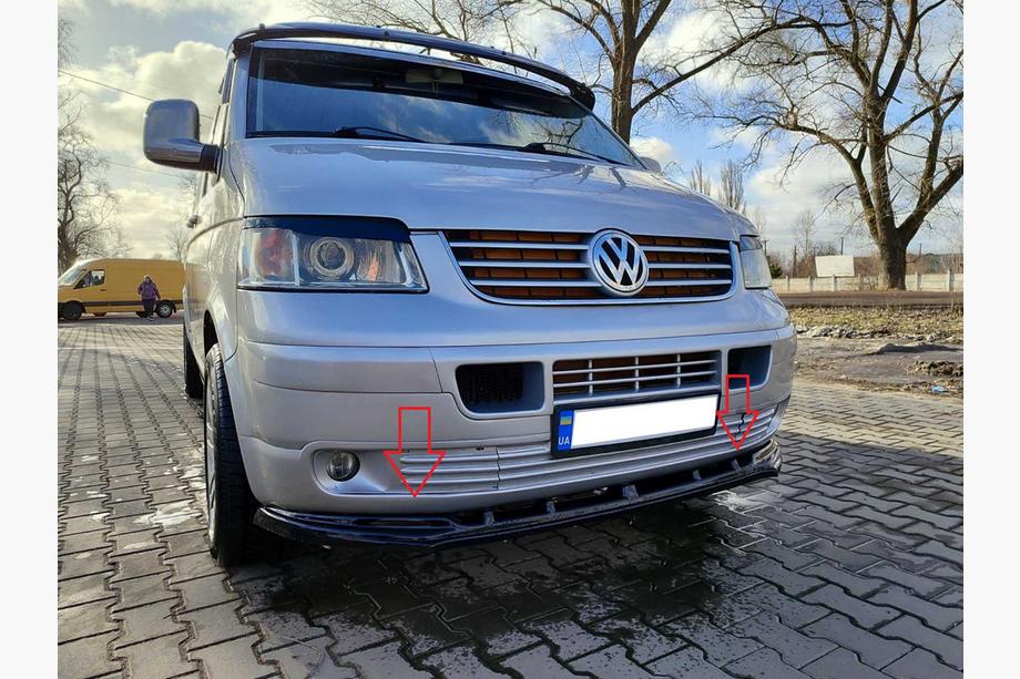 Volkswagen T5 Transporter 2003-2010 Frontlippe (ABS) Foto 1