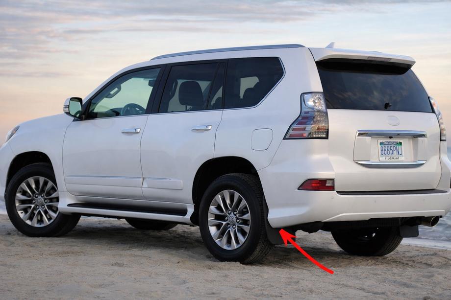 Lexus GX460 2009-2023 Premium hintere Schmutzfänger (2 Stk., 2013+) Image