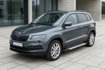 Skoda Karoq 2018- Seitenschweller New Vision Grey (2 Stk., Aluminium) Foto 1