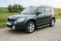 Skoda Yeti 2009-2017 Seitenschweller BlackLine (2 Stk., Aluminium) Foto 1