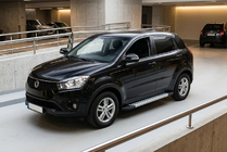 SsangYong Korando 2010-2019 Seitenschweller New Vision Grey (2 Stk., Aluminium) Foto 1