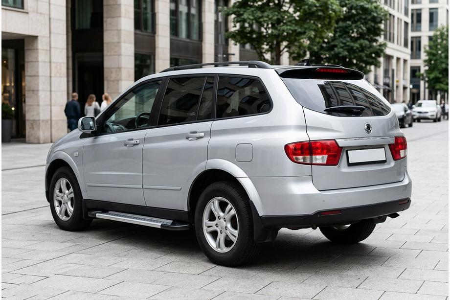 SsangYong Kyron 2005-2014 Trittbretter New Vision Grey (2 Stk., Alu) Foto 1