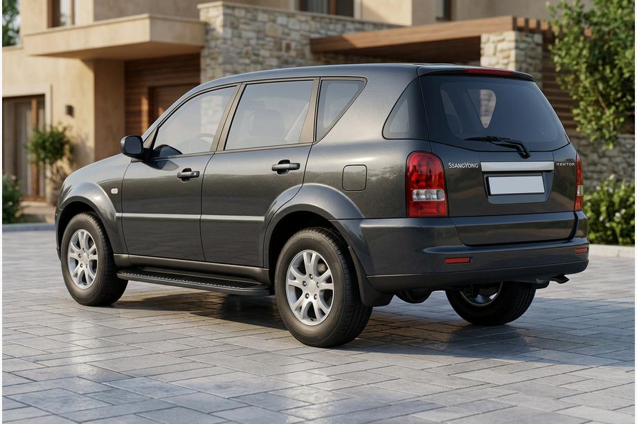 SsangYong Rexton I 2001-2017 Seitenschweller Tayga Black (2 Stk., Aluminium) 2012-2017 Foto 1