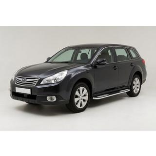 Seitenschweller Tayga V2 (2 Stk., Aluminium) Subaru Outback 2009-2014 Foto 1