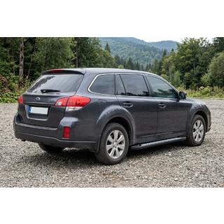 Seitenschweller New Vision Black (2 Stk., Aluminium) Subaru Outback 2009-2014 Foto 1