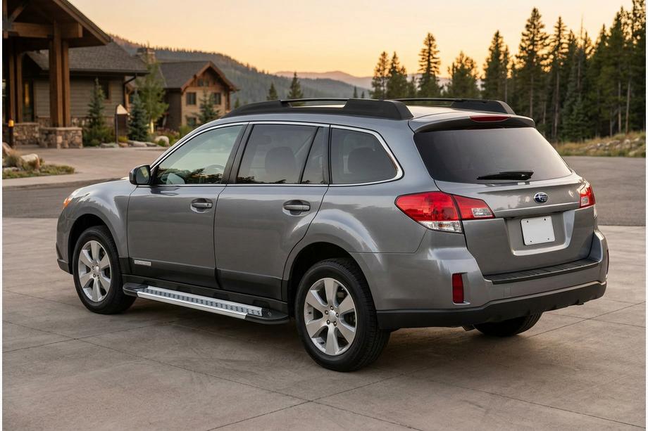 Subaru Outback 2009-2014 Seitenschweller New Vision Grey (2 Stk., Aluminium) Image