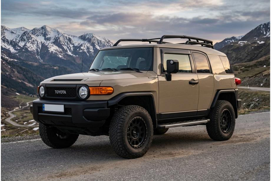 Toyota FJ Cruiser 2006-2022 Trittbretter BlackLine (2 Stk., Aluminium) Foto 1
