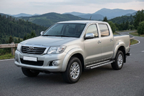 Toyota Hilux 2006-2015 Seitenschweller RedLine V1 (2 Stk., Aluminium) Foto 1