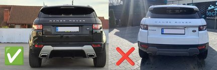 Range Rover Evoque 2012-2018 Original Premium Dynamic Schmutzfänger (4 Stk) Foto 2