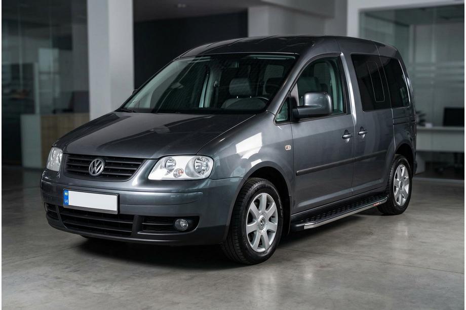 Volkswagen Caddy 2004-2010 Seitenschweller BlackLine (2 Stk., Aluminium) Image