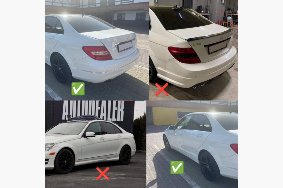 Mercedes C-class W204 2007-2015 Original Schmutzfänger Premium 2011-2014 (4 Stk) Foto 3