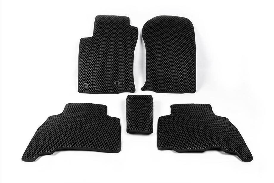 Toyota Land Cruiser Prado 150 2009-2023 EVA Fußmatten (schwarz) 7-Sitzer, 2013-2022 Foto 9