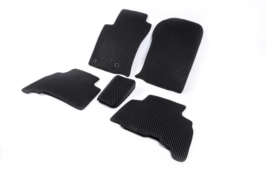 Toyota Land Cruiser Prado 150 2009-2023 EVA Fußmatten (schwarz) 7-Sitzer, 2013-2022 Foto 10