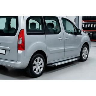 Seitenschweller New Vision Grey (2 Stk., Aluminium) Peugeot Partner Tepee 2008-2018 Foto 1