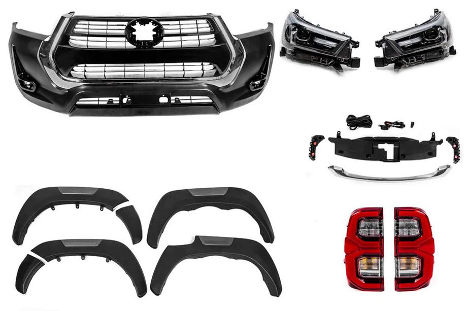 Toyota Hilux 2015- Facelift Komplettset auf 2022 Optik (für 2015-2020) Image