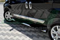 Fiat Fiorino/Qubo 2008-2024 Türleisten Edelstahl (4 Stk) Carmos - Türkischer Edelstahl Foto 8