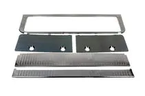 Toyota Land Cruiser 200 2007-2021 Set Zierleisten (gebürstetes dunkel Aluminium) Foto 7