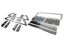 Toyota Land Cruiser 200 2007-2021 Set Zierleisten (gebürstetes dunkel Aluminium) Foto 1