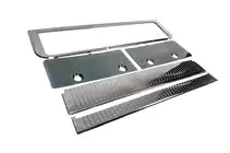 Toyota Land Cruiser 200 2007-2021 Set Zierleisten (gebürstetes dunkel Aluminium) Foto 8