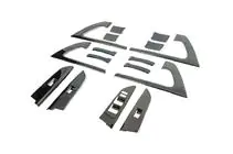 Toyota Land Cruiser 200 2007-2021 Set Zierleisten (gebürstetes dunkel Aluminium) Foto 10