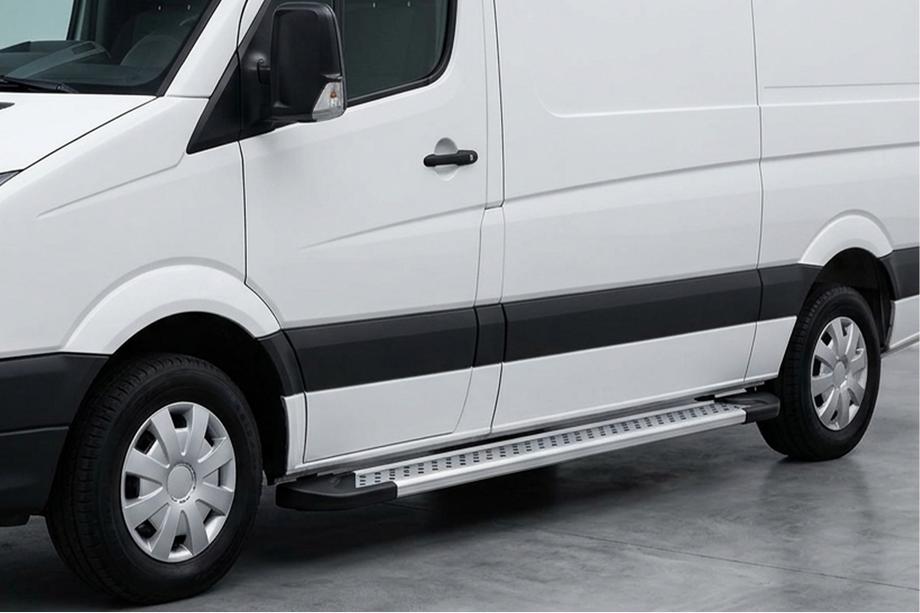 Volkswagen Crafter 2016- Seitenschweller New Vision Grey (2 Stk., Aluminium) Lang/ExtraLang Foto 1