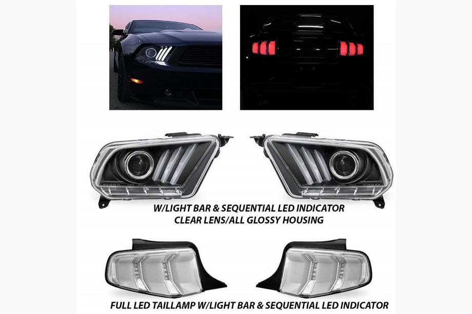 Ford Mustang 2015-2023 Frontscheinwerfer Set (2 Stk, 2010-2015) Foto 2