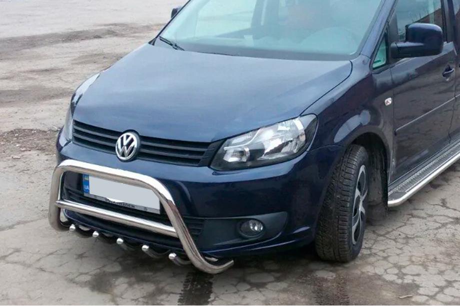 Volkswagen Caddy 2015-2020 Frontbügel WT003-4 (Edelstahl) 60 mm, ohne Schriftzug Foto 2