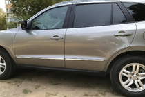 Hyundai Santa Fe 2 2006-2012 Türleisten Edelstahl (4 Stk) Foto 1