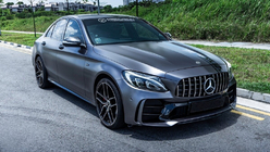 Mercedes C-сlass W205 2014-2021 Bodykit mit kompletter Heckstossstange (Design Black Mamba C63GT) Foto 3