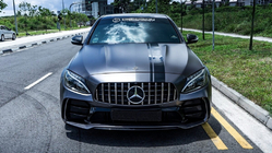 Mercedes C-сlass W205 2014-2021 Bodykit mit kompletter Heckstossstange (Design Black Mamba C63GT) Foto 2