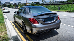 Mercedes C-сlass W205 2014-2021 Bodykit mit kompletter Heckstossstange (Design Black Mamba C63GT) Foto 4