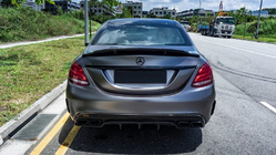 Mercedes C-сlass W205 2014-2021 Bodykit mit kompletter Heckstossstange (Design Black Mamba C63GT) Foto 9