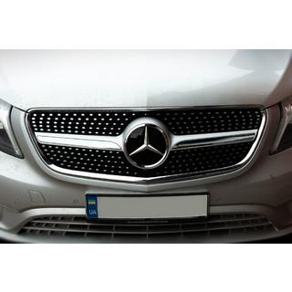 Frontgrill Diamond (2014-2023 für Vito W447) Mercedes Vito/V-class W447 2014- Foto 3