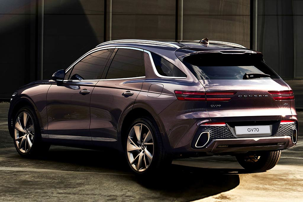 Fotos des neuen Crossover Genesis GV70 erschienen im Netzwerk
