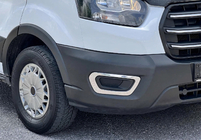 Ford Transit 2014- Abdeckungen für Nebelscheinwerfer 2019+ (2 Stk, Edelstahl) OmsaLine - Italienischer Edelstahl Foto 1