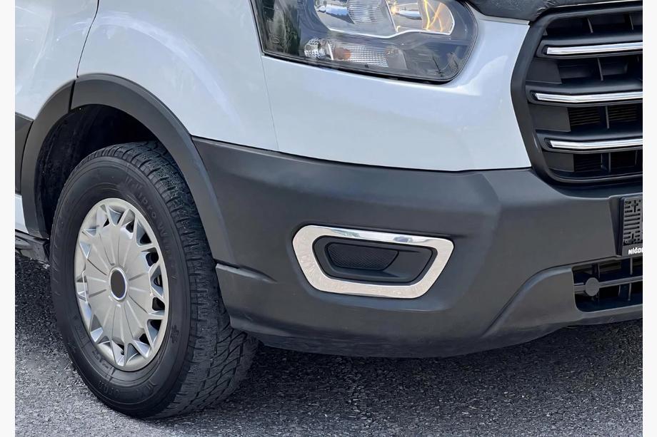 Ford Transit 2014- Abdeckungen für Nebelscheinwerfer 2019+ (2 Stk, Edelstahl) OmsaLine - Italienischer Edelstahl Image