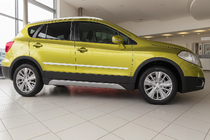 Suzuki SX4 S-Cross 2013-2016 Türleisten Edelstahl (4 Stück) Foto 1