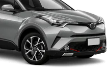 Toyota C-HR 2016-2023 Abdeckungen für Nebelscheinwerfer (2 Stk, Edelstahl) Foto 1