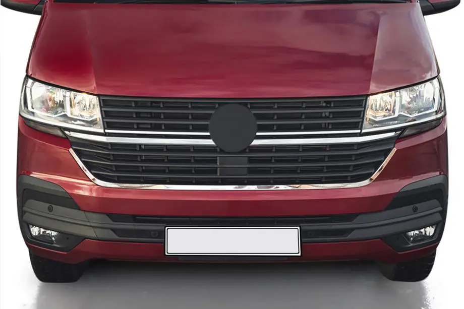 Volkswagen T6 2015-2024 Chrom Frontgrill Leiste Smile 2019+ (1 Stk, Edelstahl) Image