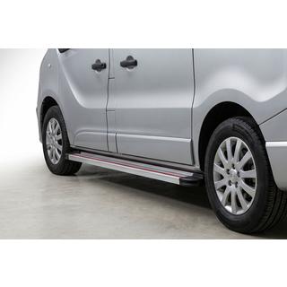 Seitenschweller Maya Rot-Grau (2 Stk., Aluminium) Renault Trafic 2015- Foto 1
